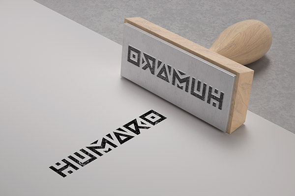 humaro branding papeterie tampon