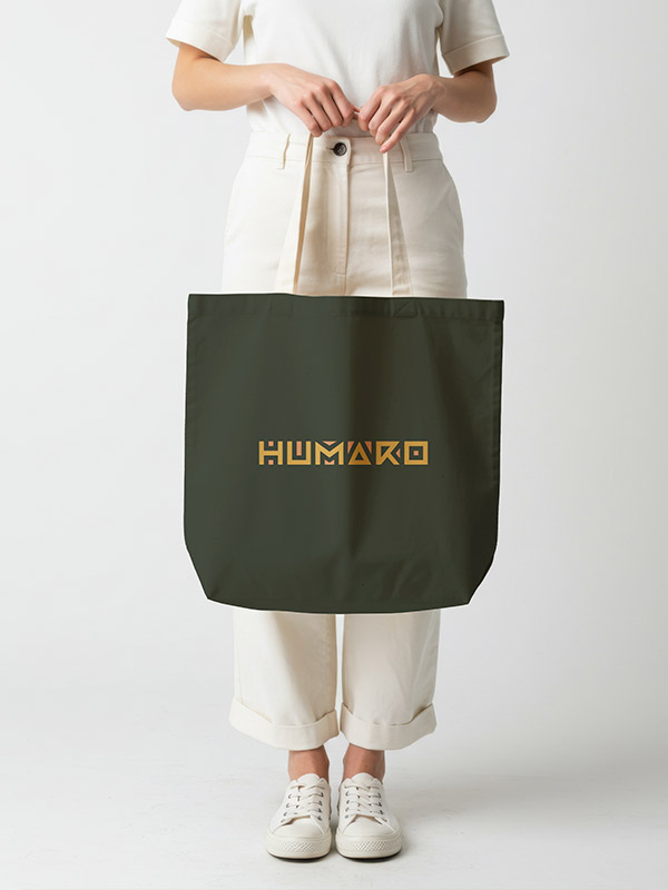 humaro branding impression textile tote bag